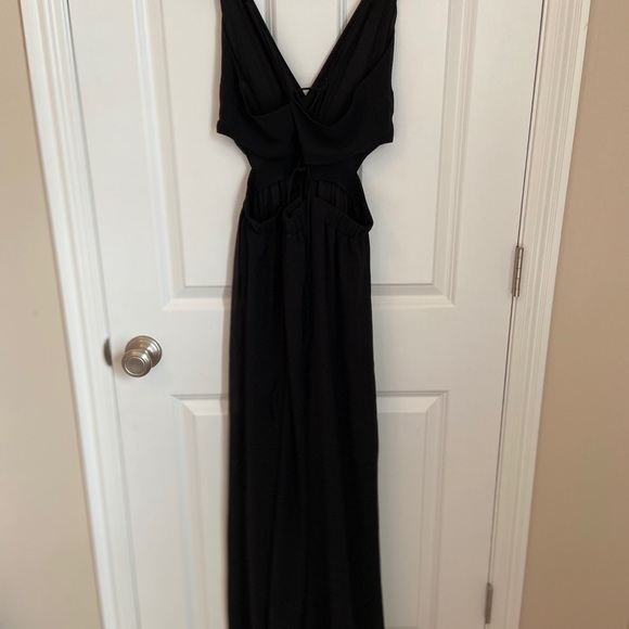 BLACK MAXI DRESS - Picture 2 of 7